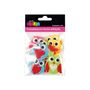 Voir la diapositive 2 : Paris Prix Lot de 8 Stickers Feutrine  Hello Jungle  14cm Multicolore