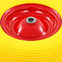 Voir la diapositive 4 : VIDAXL Roue pour brouette avec axe PU solide 4.00-8 390 mm