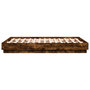 Voir la diapositive 5 : VIDAXL Cadre de lit sans matelas chene fume 120x190 cm