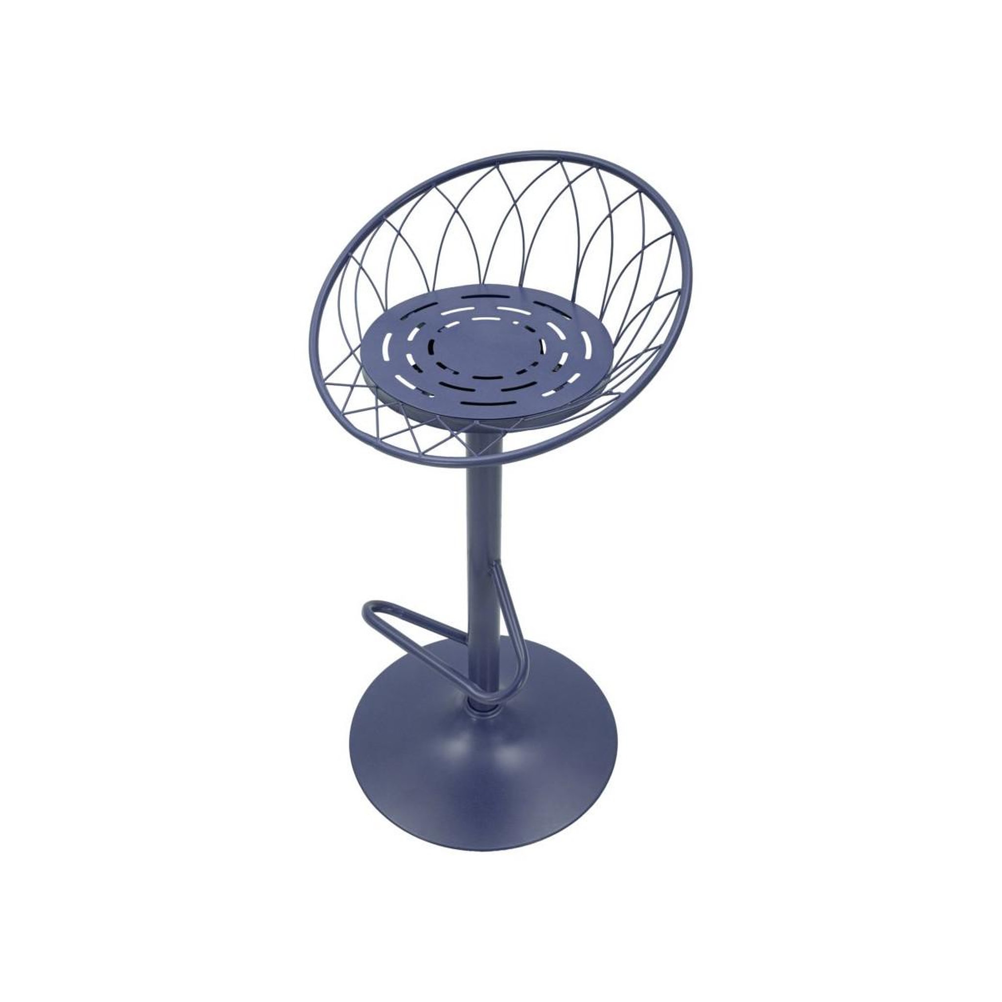 Voir la diapositive 3 : Paris Prix Tabouret de bar en métal  clox  92cm bleu