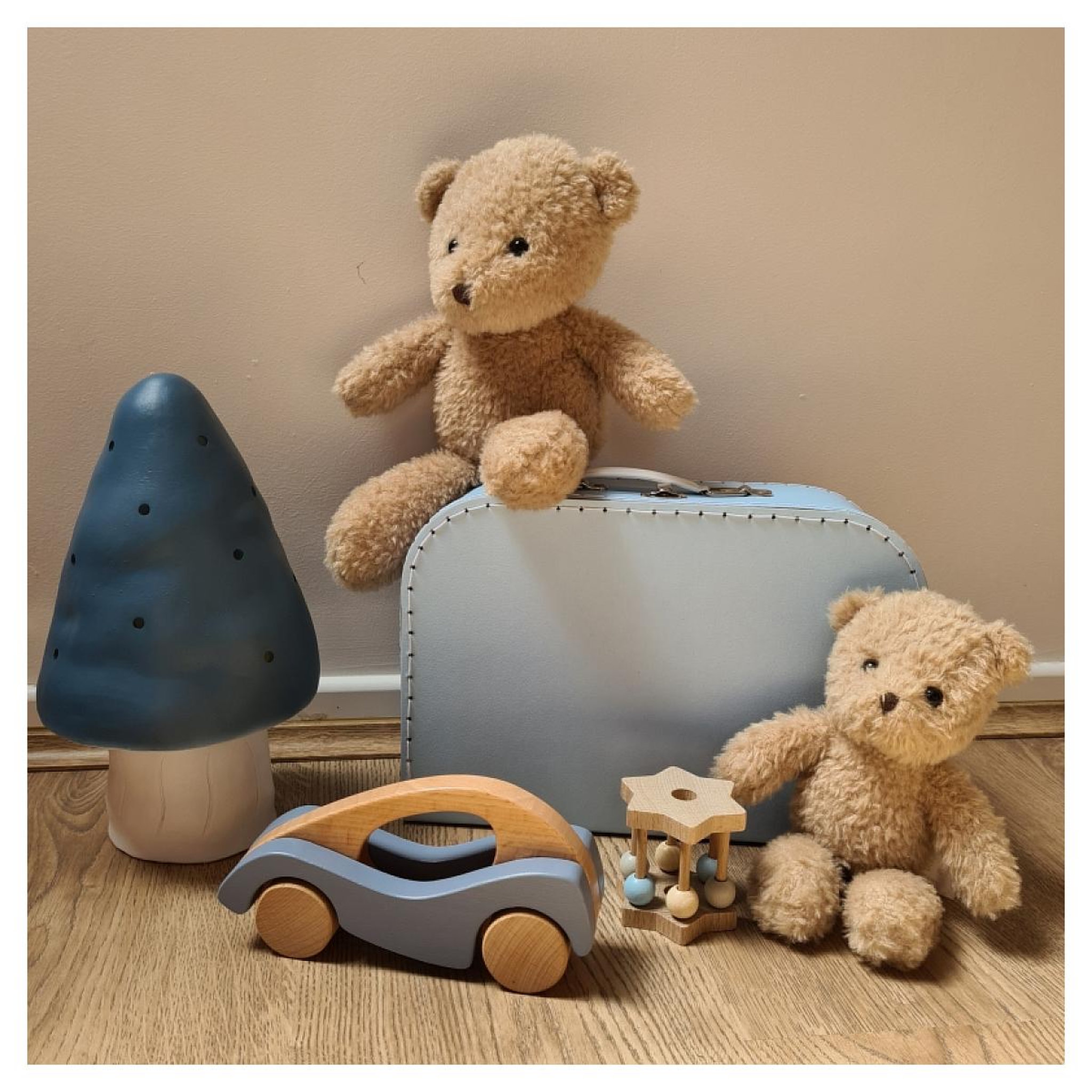 Voir la diapositive 2 : EGMONT TOYS Lampe champignon coloris jean - petit modele
