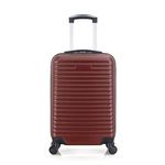HERO HERO - Valise Cabine TANGRA 55 cm 4 Roues. Coloris disponibles : Rouge, Gris, Beige