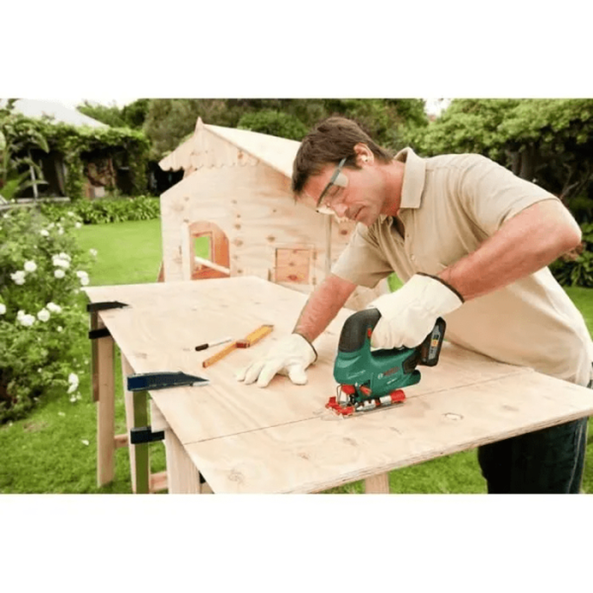 Voir la diapositive 5 : BOSCH [neuf – emballage abimé] pack 3 outils sans-fil 18v bosch - perceuse psr 1800 li-2 + scie sauteuse pst 18 + ponceuse excentri