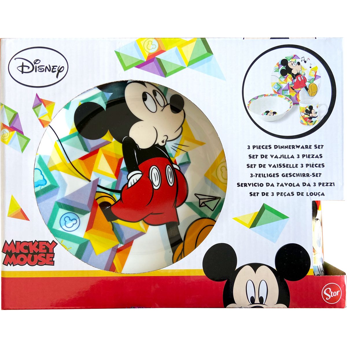 Coffret repas 3 pièces céramique MICKEY 