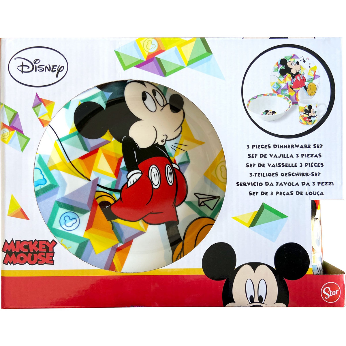 Coffret repas 3 pièces céramique MICKEY 