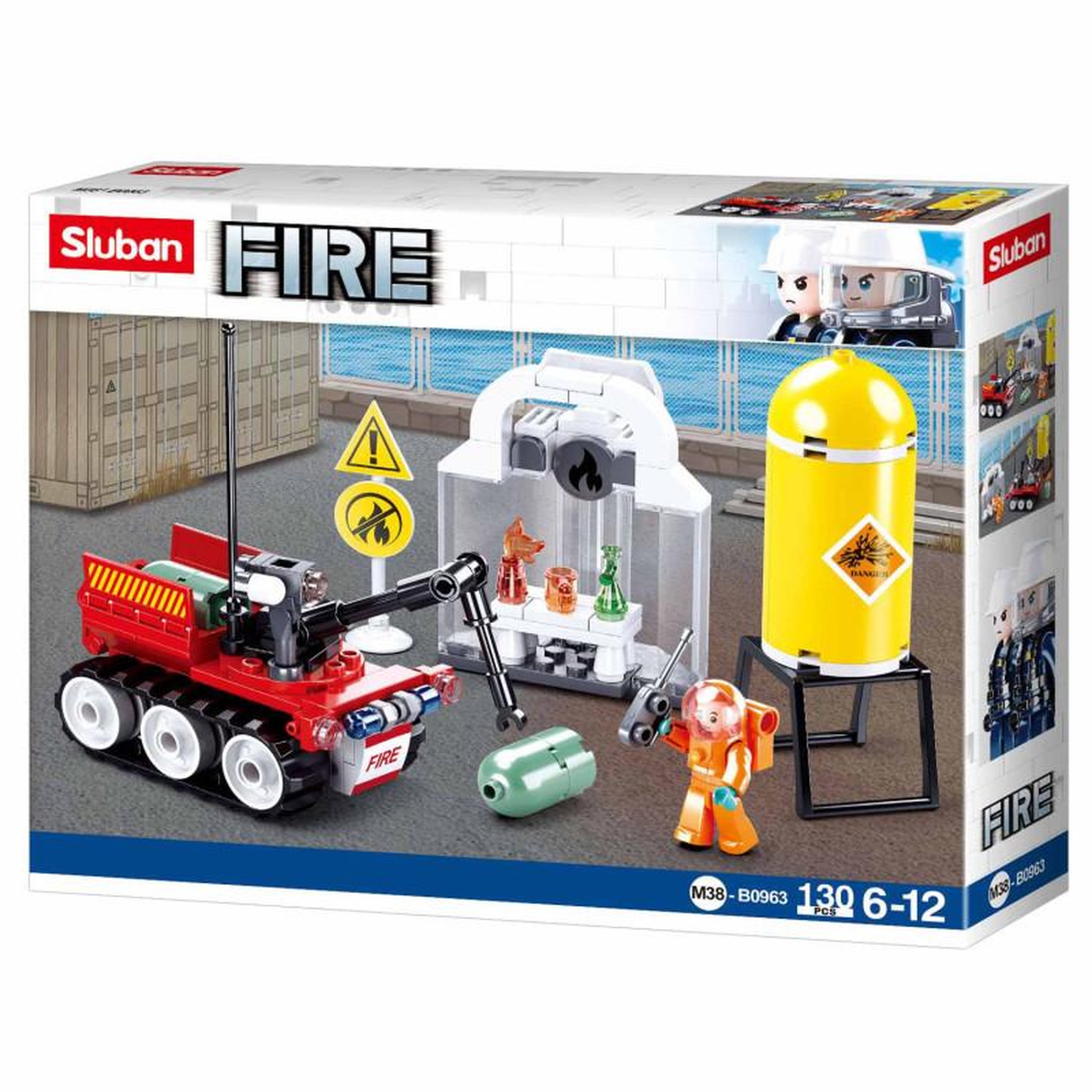 Voir la diapositive 1 : Sluban Sluban Fire Brigade Robot Exercise M38-B0963