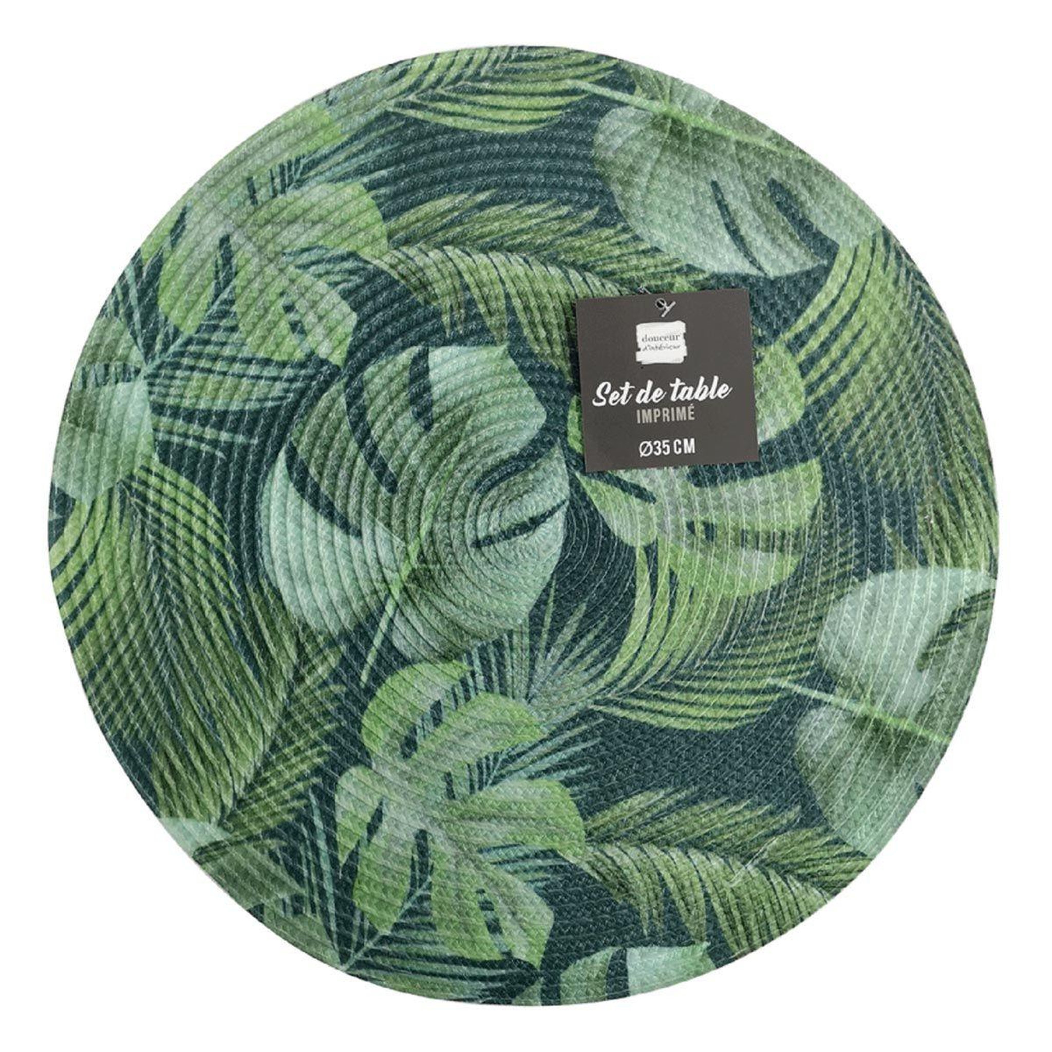 Voir la diapositive 4 : Douceur d'Intérieur Set de table imprimé  rio de janeiro  35cm bleu