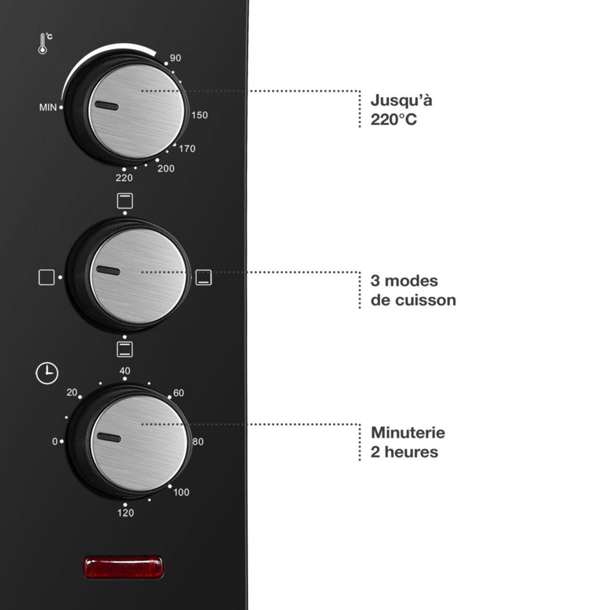 Voir la diapositive 4 : ESSENTIEL B Mini four EFP284 28L