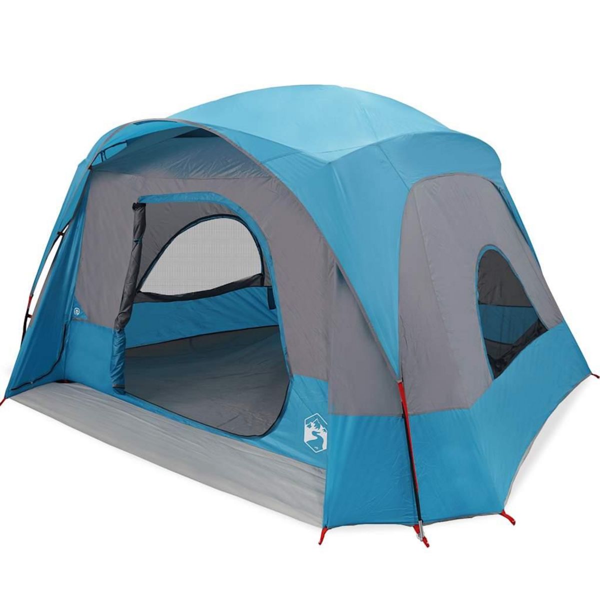 VIDAXL Tente de cabine familiale 6 personnes bleu impermeable