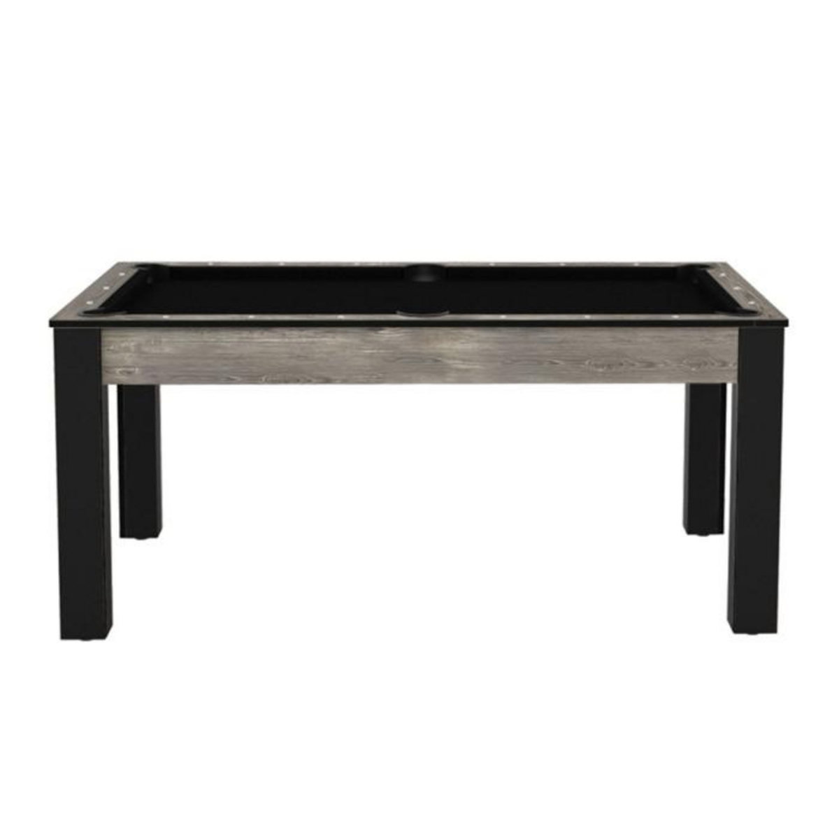 Paris Prix Table de Billard Convertible  Ohio  185cm Noir & Gris
