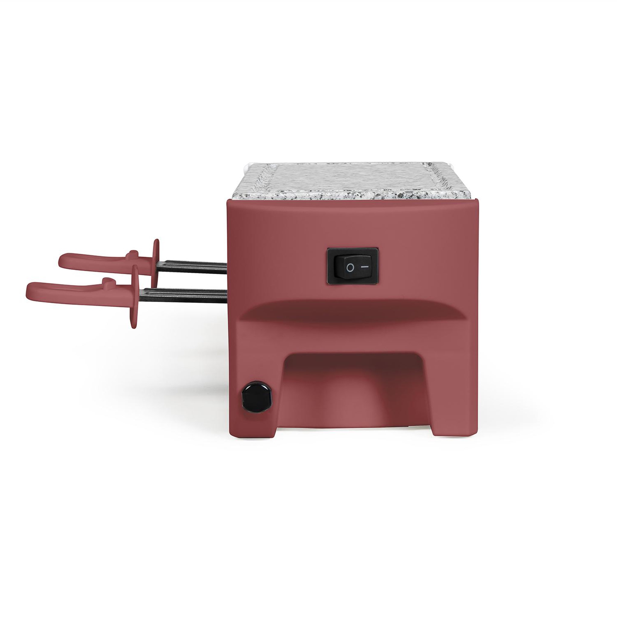 Voir la diapositive 3 : LIVOO Appareil à raclette 2 personnes 320w rouge - doc369rc