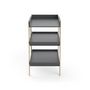 Voir la diapositive 2 : Demeyere Table a langer TSUGA - Bois massif et MDF - L.58 x P.71,1 x H.101,2 cm - Pour matelas 50x70 cm - Gris graphite