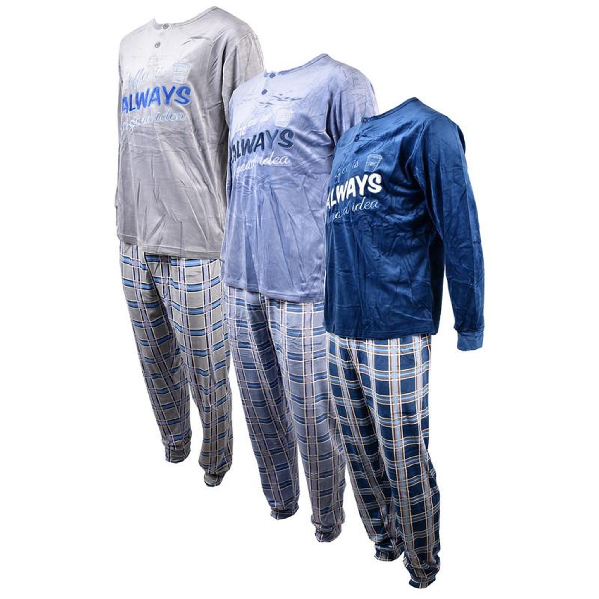Voir la diapositive 4 : OZABI Pyjama Homme Long SWEET SECRET