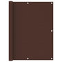 Voir la diapositive 1 : VIDAXL Ecran de balcon Marron 120x600 cm Tissu Oxford
