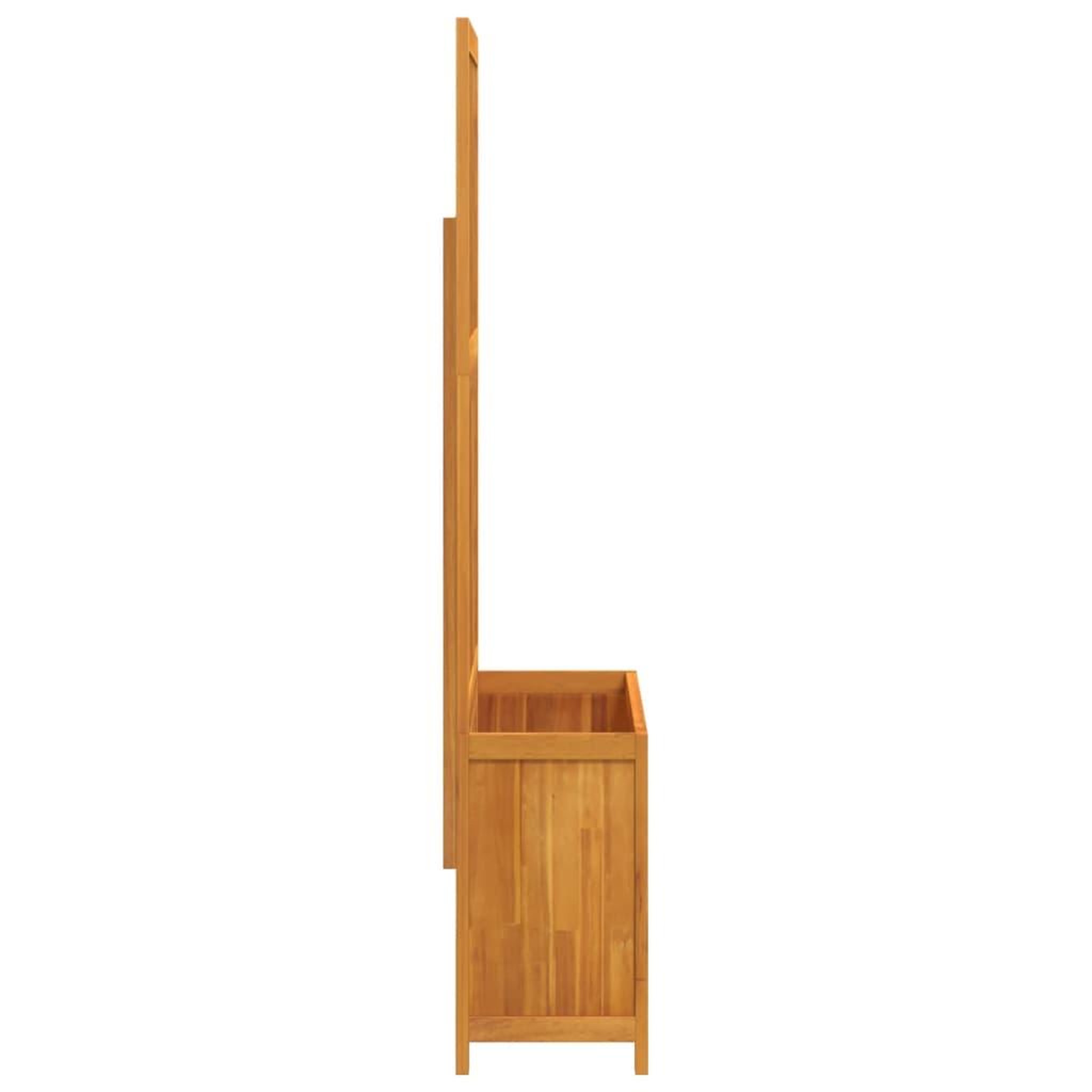 Voir la diapositive 5 : VIDAXL Jardiniere avec treillis 100x32x165 cm bois massif d'acacia