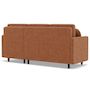 Voir la diapositive 6 : BEST MOBILIER Calypso - canapé d'angle réversible 4 places convertible avec coffre en tissu