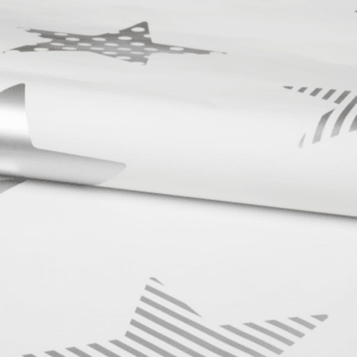 Noordwand Noordwand Papier peint Kids @ Home Superstar Argente et blanc