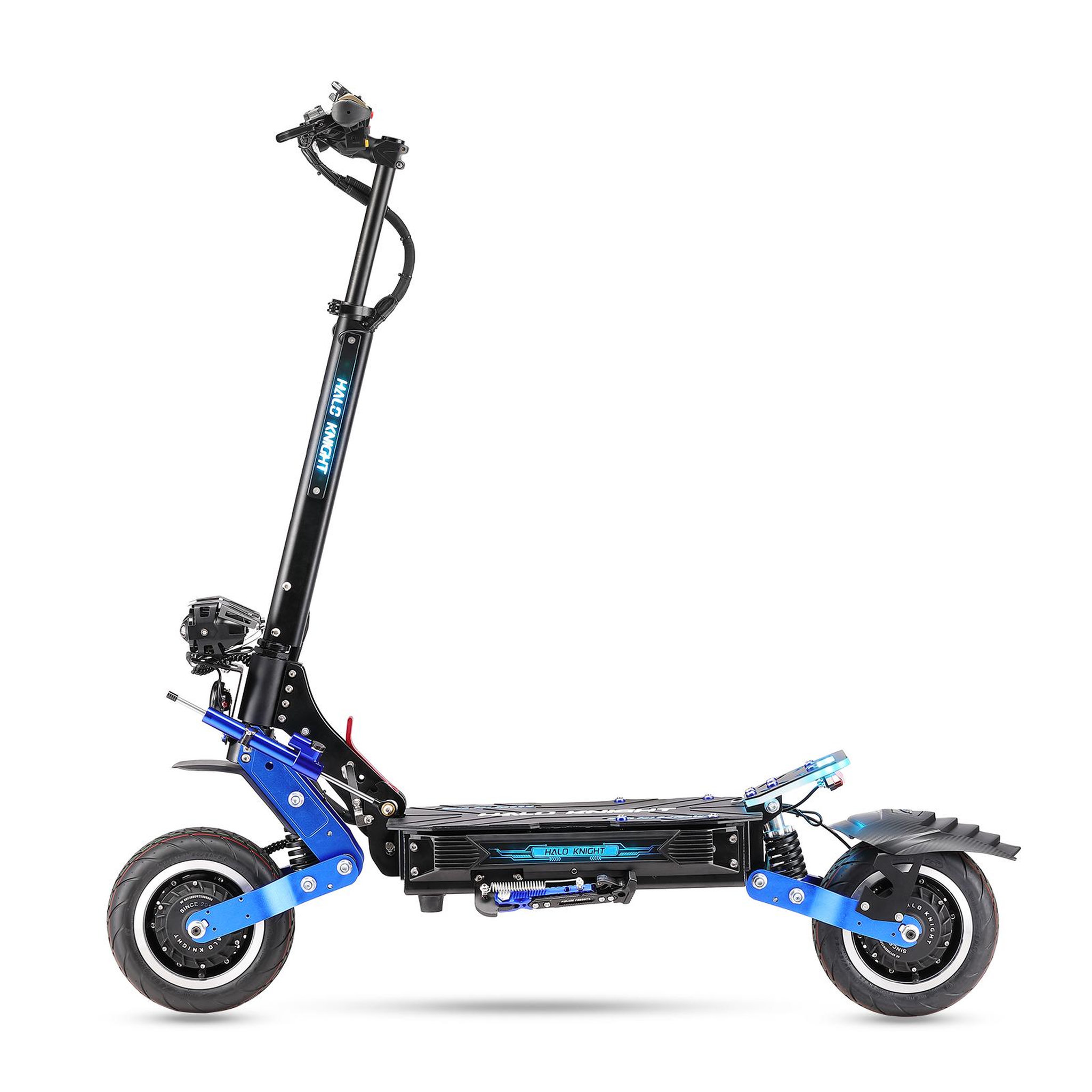 Voir la diapositive 4 : HALO KNIGHT Scooter électrique Halo Knight T108Pro - Double moteur 60 V 6000 W 38,4 Ah