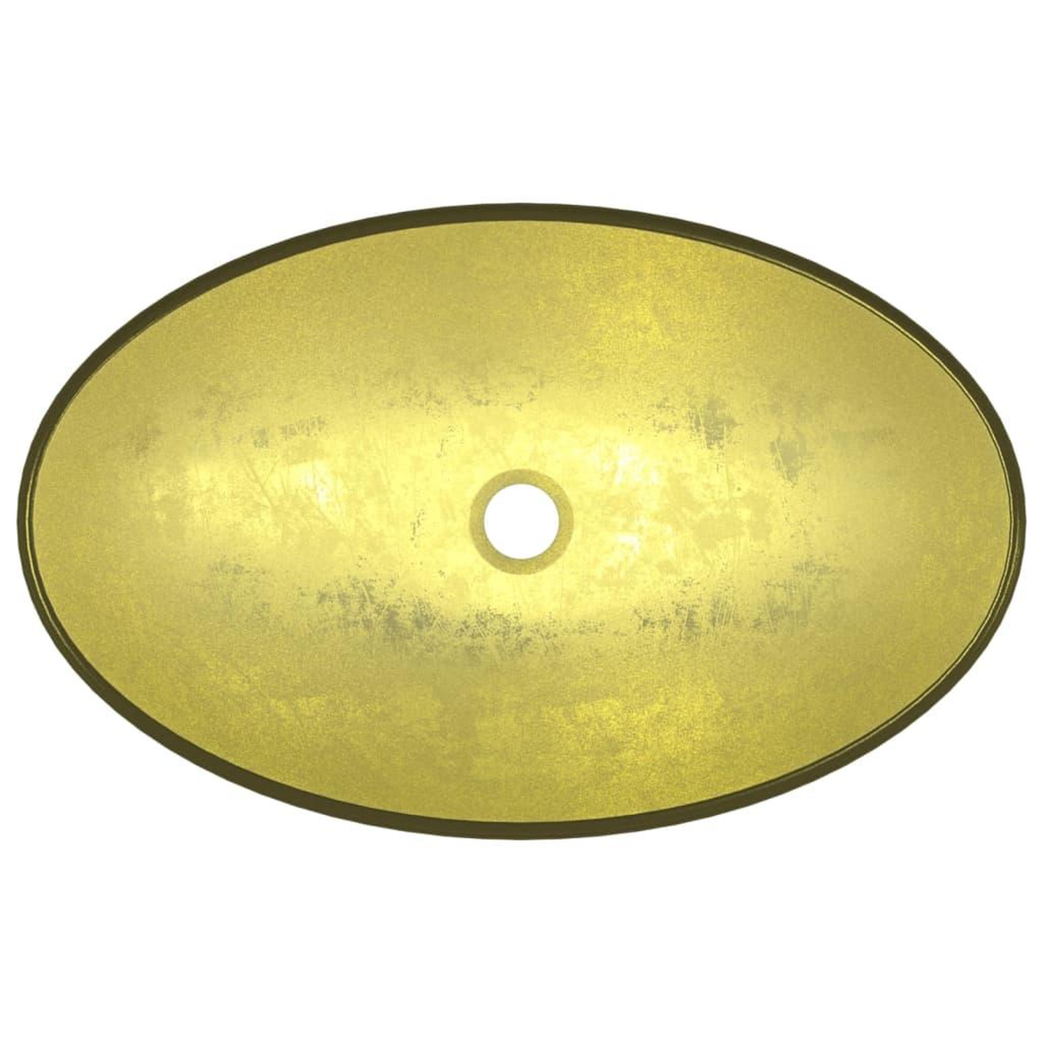 Voir la diapositive 5 : VIDAXL Lavabo Verre trempe 54,5x35x15,5 cm Dore