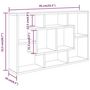 Voir la diapositive 6 : VIDAXL Etagere murale Chene marron 85x16x52,5 cm Bois d'ingenierie