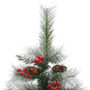 Voir la diapositive 4 : VIDAXL Sapin de Noël artificiel avec pommes de pin et baies 150 cm
