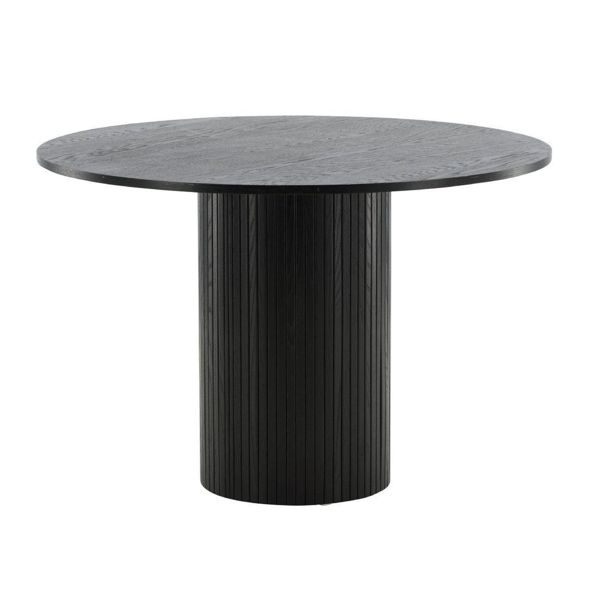 Paris Prix Table à manger ronde  bianca  110cm noir