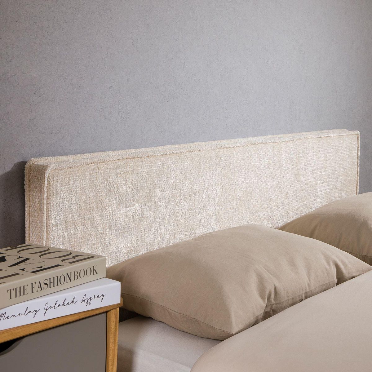 IDIMEX Tête de lit LORETTE 120 sur pieds, en tissu