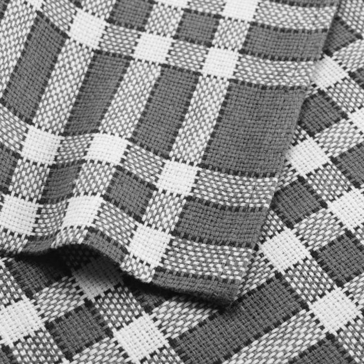 Paris Prix Lot de 3 Serviettes de Table  Traditio  45x45cm Anthracite