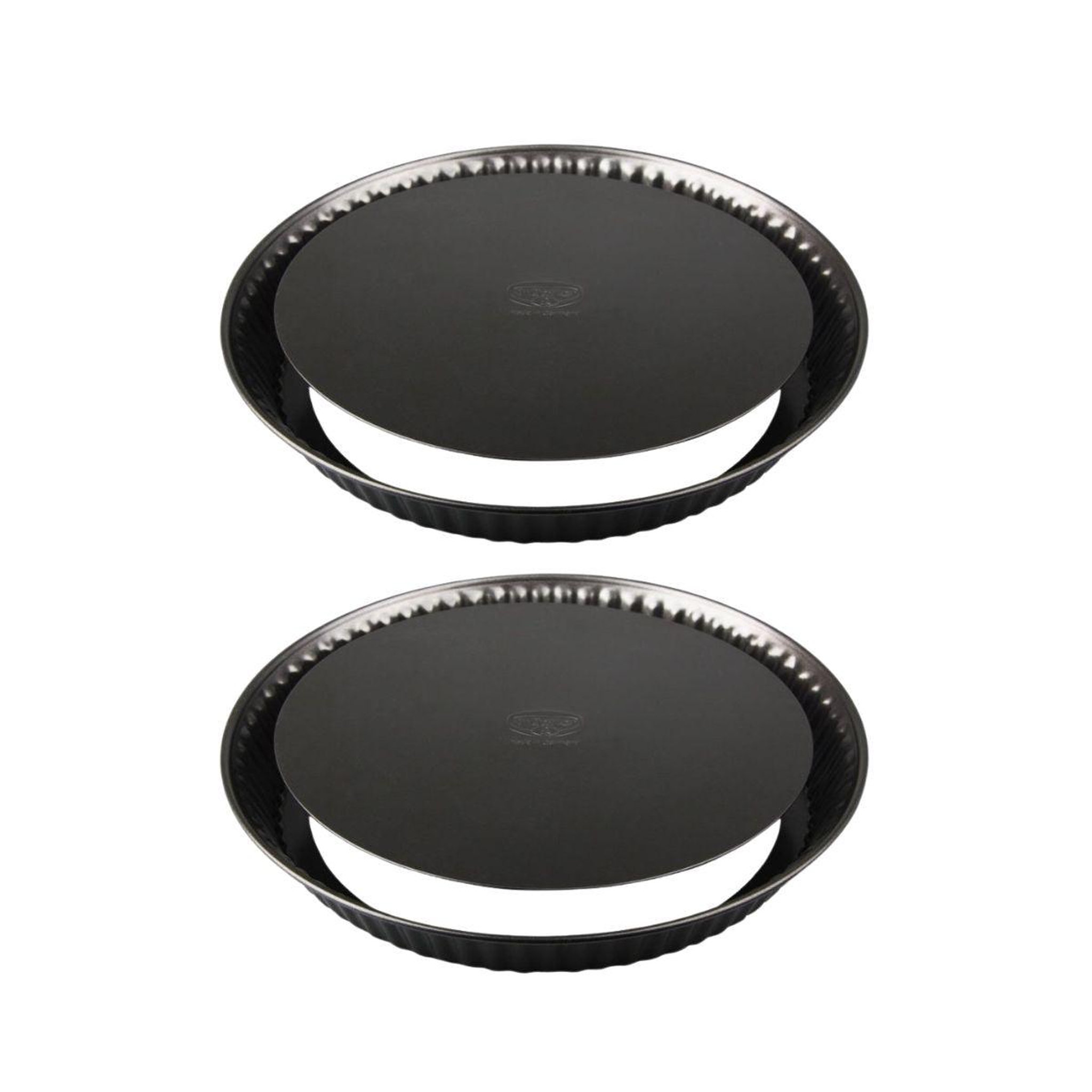 DR.OETKER Lot de 2 moules à gâteaux 27,5/27,5 cm en acier dr oetker tradition