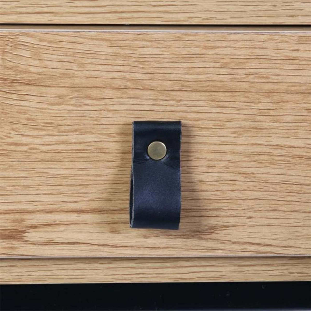 Paris Prix Console 2 Tiroirs Design  Abbott  100cm Naturel