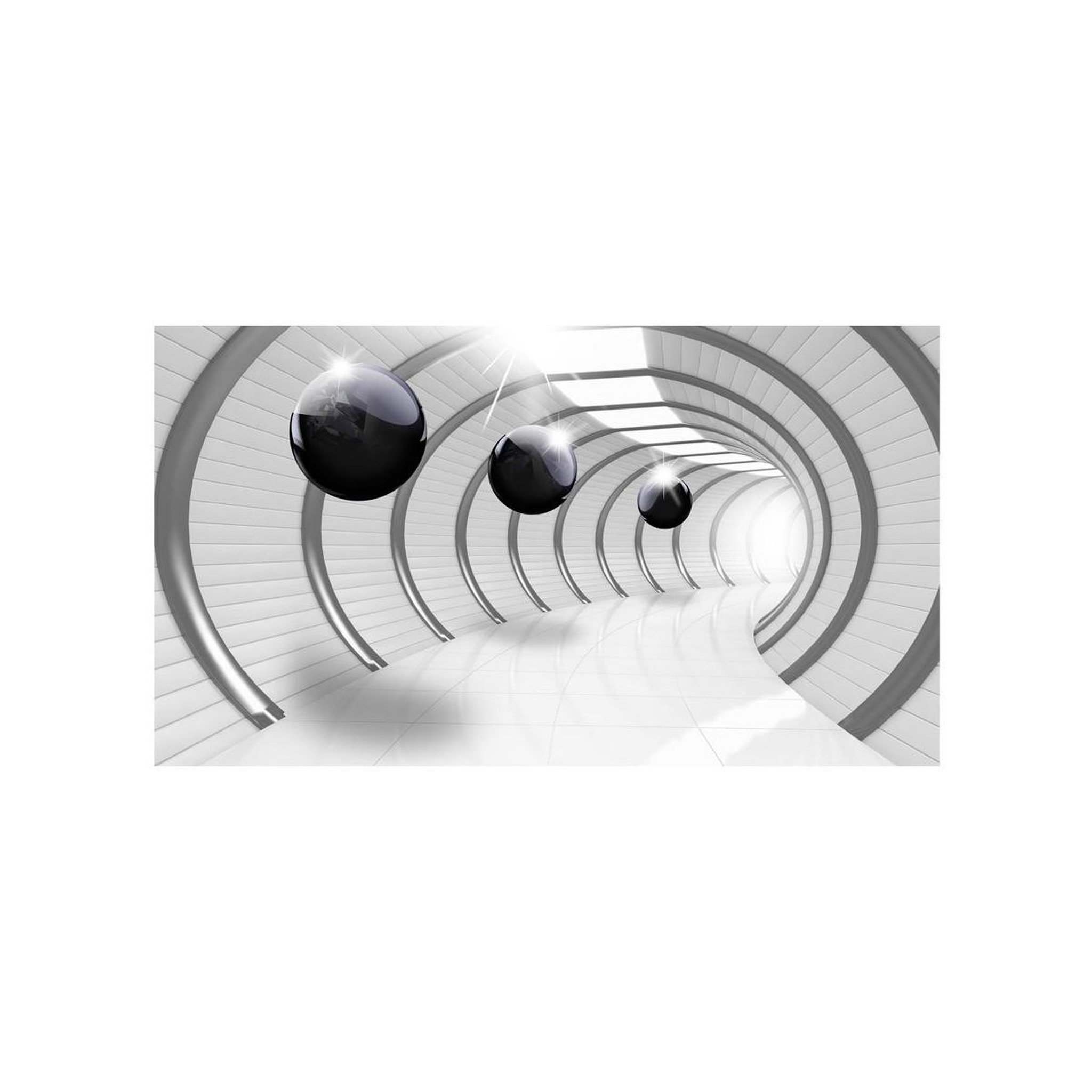 Voir la diapositive 2 : Paris Prix Papier peint xxl  futuristic tunnel ii  280x500cm