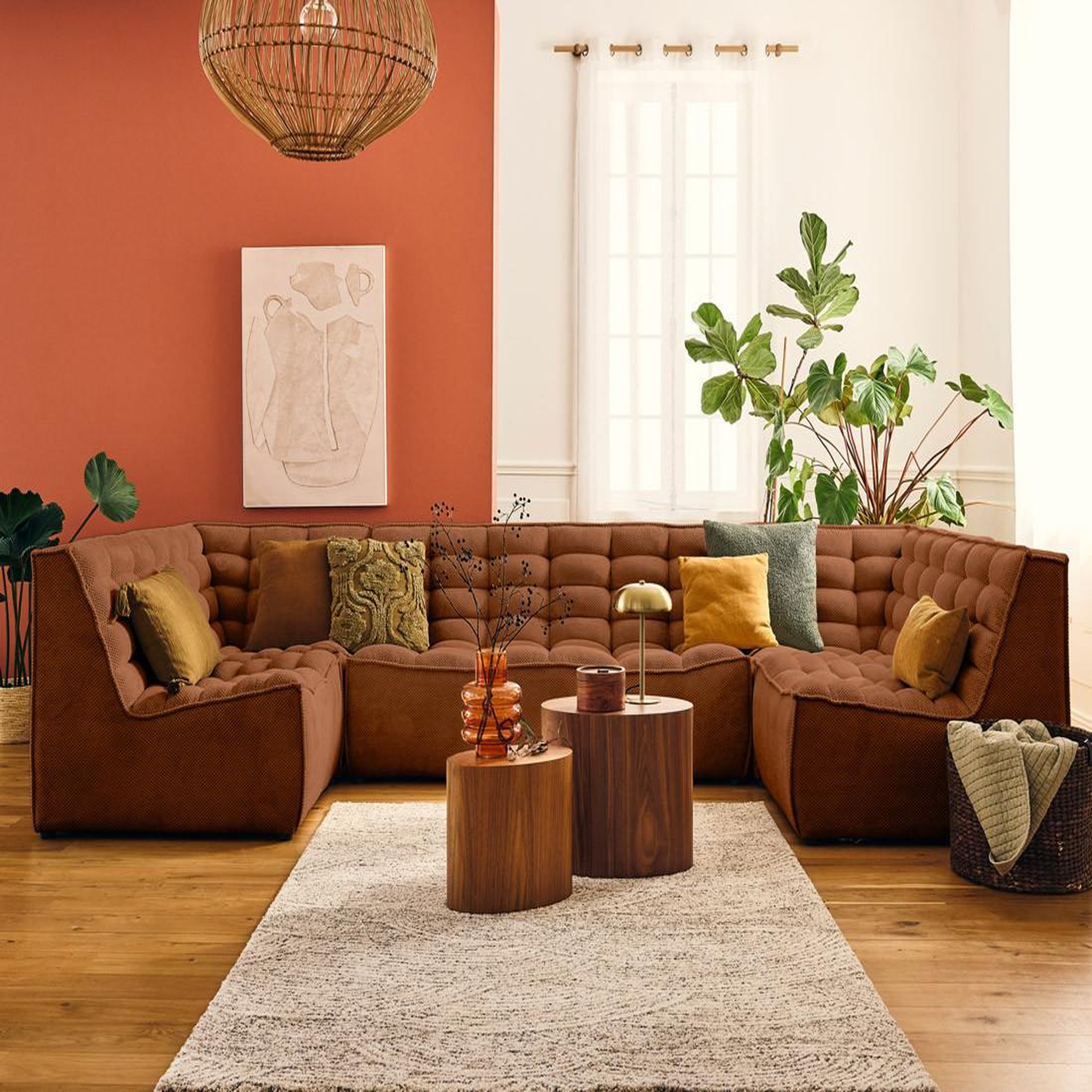 Voir la diapositive 2 : LISA DESIGN Ellie - fauteuil en velours texturé