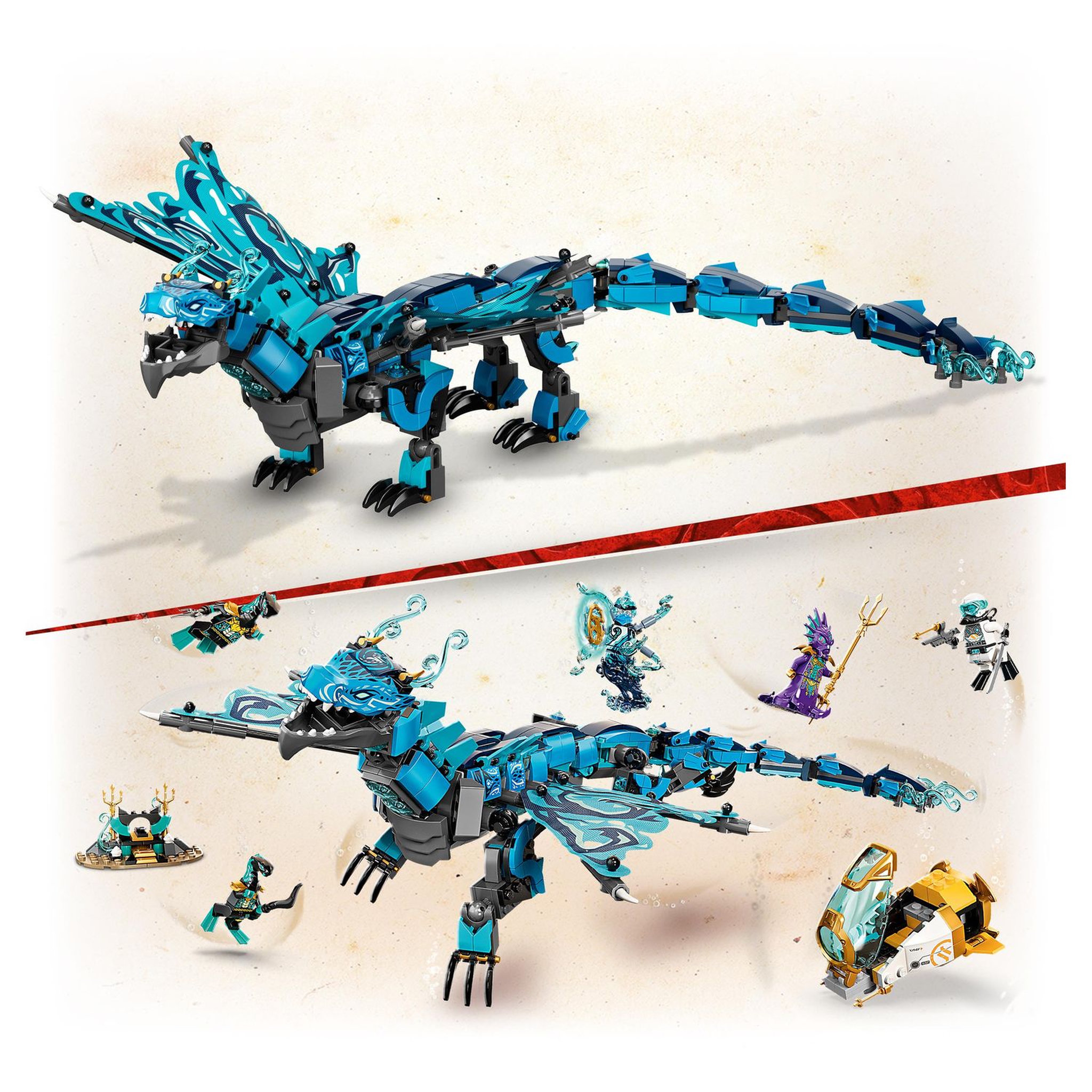 Voir la diapositive 4 : LEGO NINJAGO 71754 - Le dragon d'eau