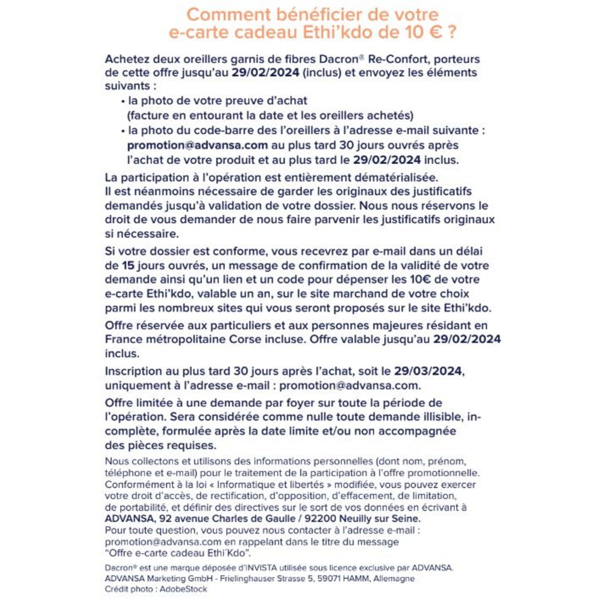 DODO Couette Légère microfibre 200 g/m² + 1 carte Ethi'kdo de 10 euros offerte LE TOP DU MOMENT