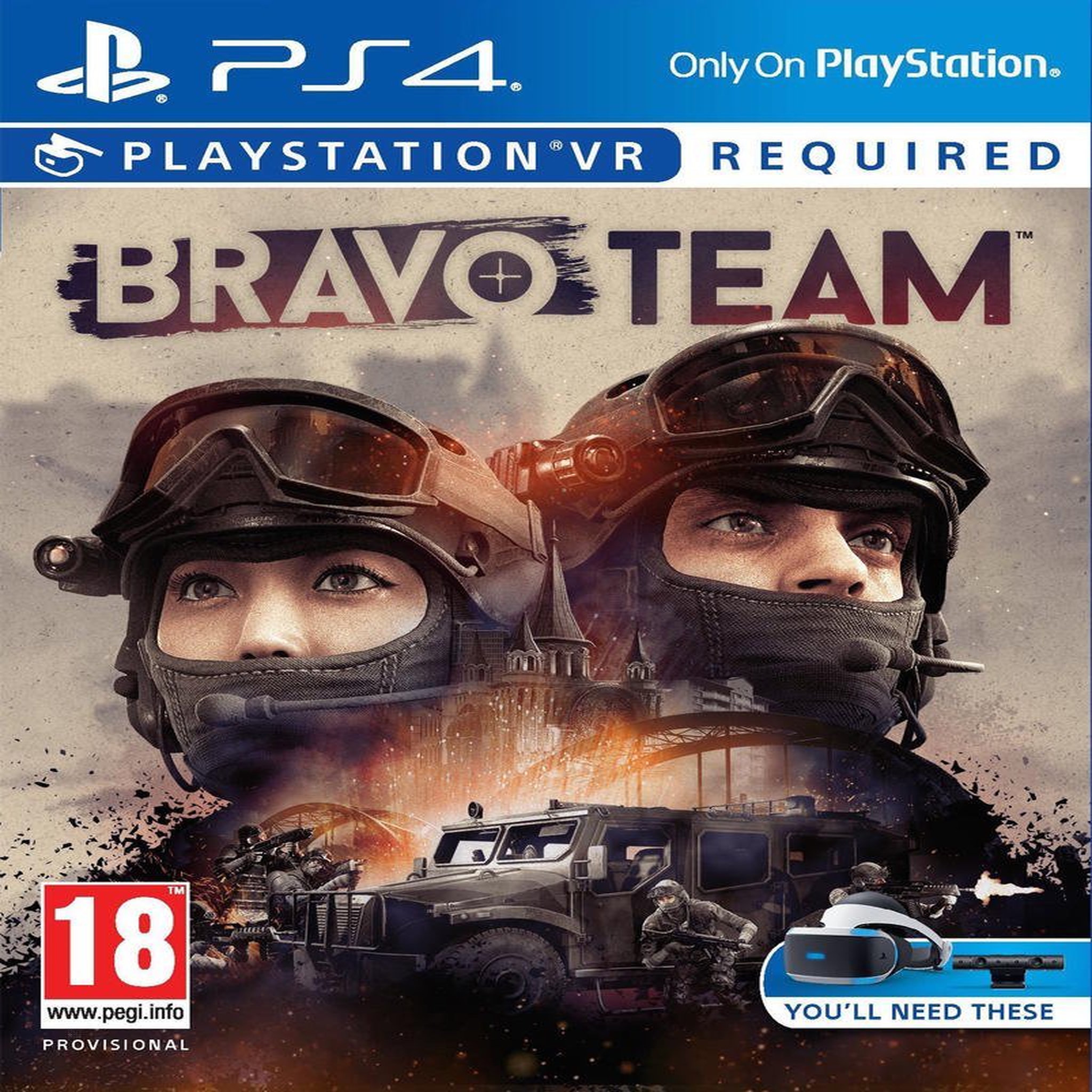 Voir la diapositive 1 : Bravo Team PS VR PS4