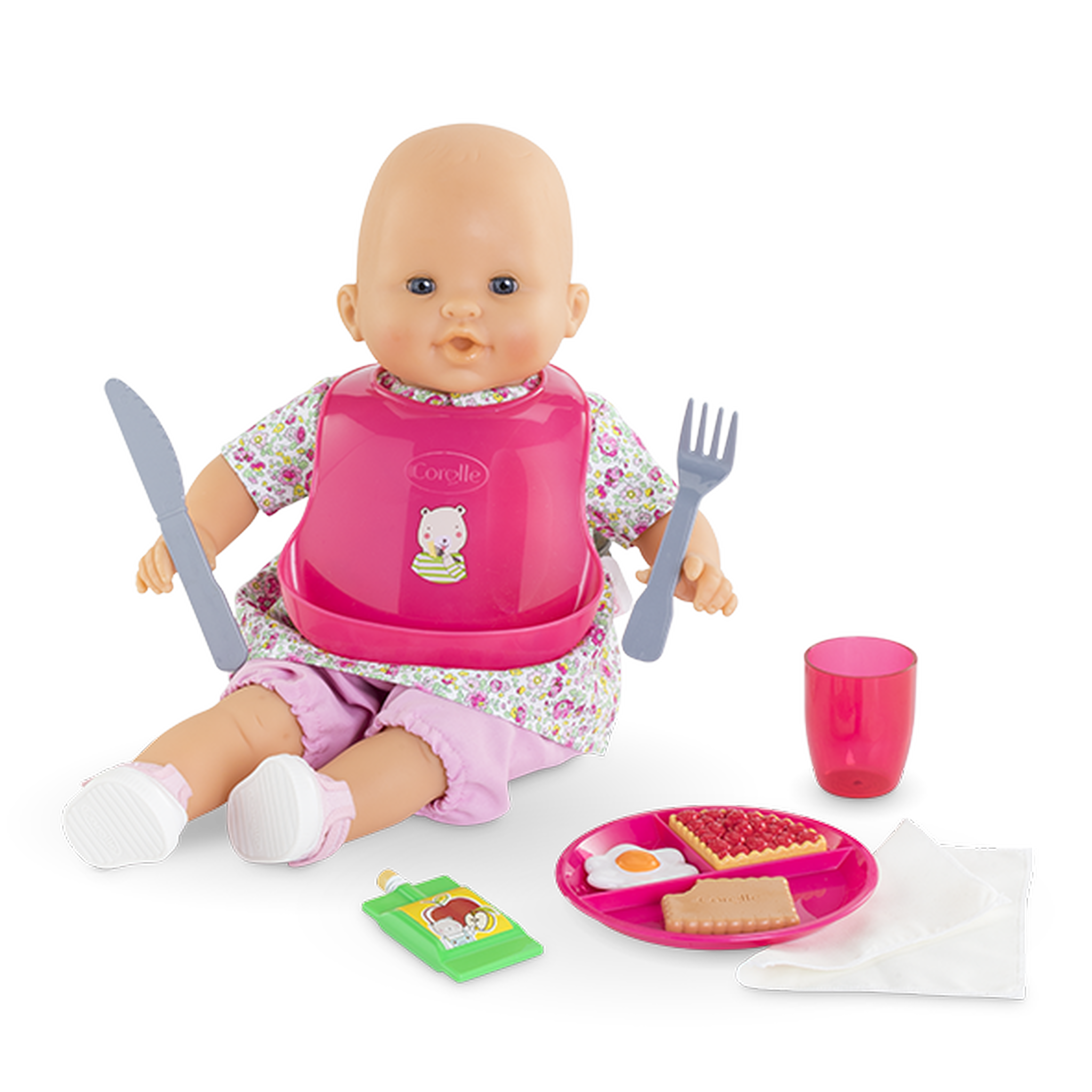 Voir la diapositive 2 : COROLLE Grand coffret repas pour poupon 36/42 cm