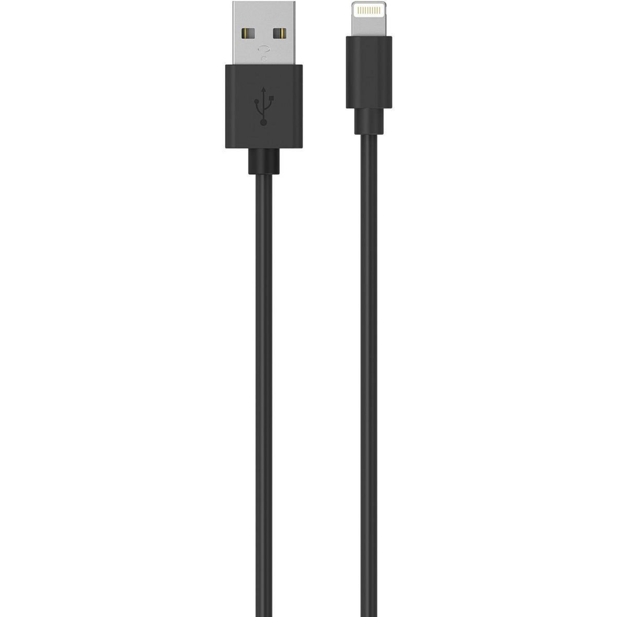 Listo Câble Lightning vers USB A 1m noir certifié Apple