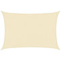 Voir la diapositive 2 : VIDAXL Voile d'ombrage 160 g/m^2 Creme 2,5x4 m PEHD