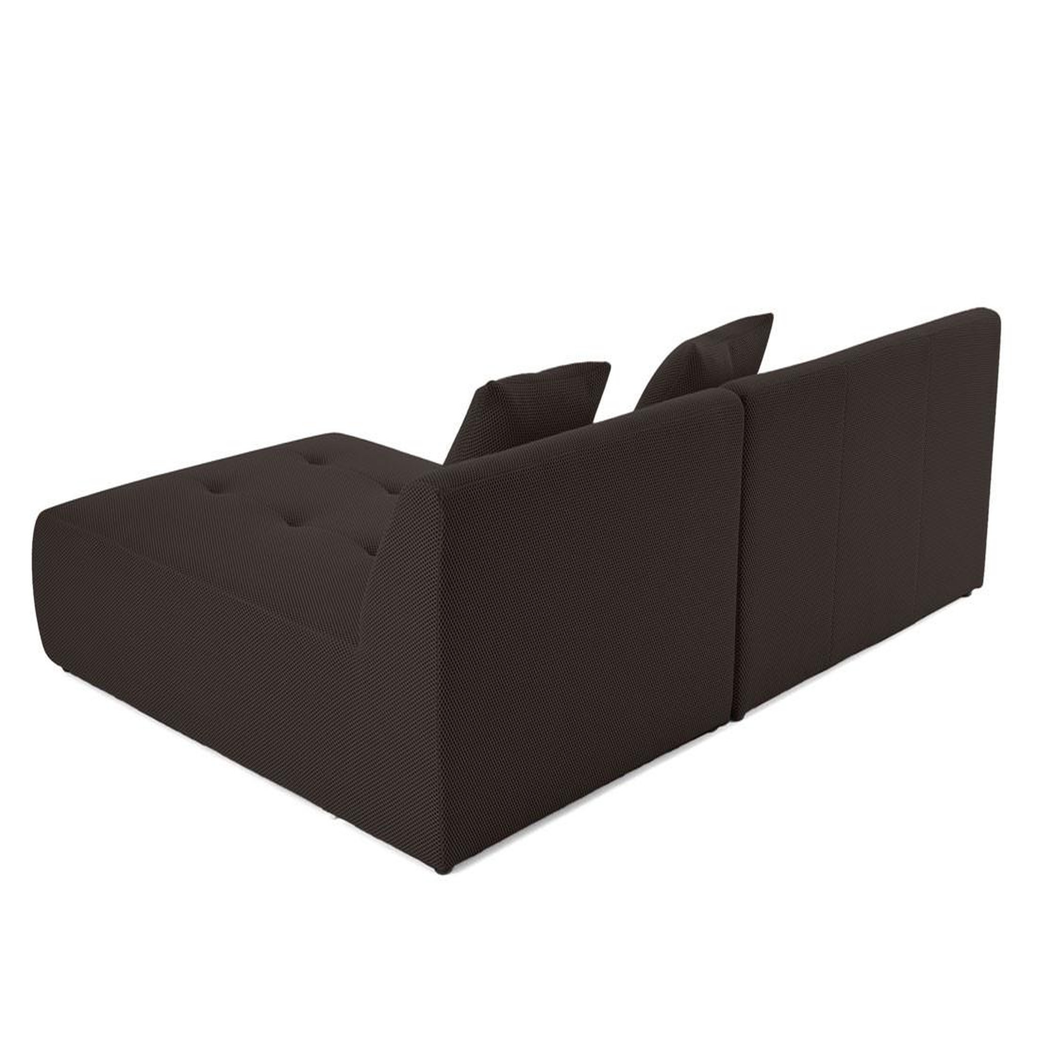 Voir la diapositive 5 : LISA DESIGN Onyx - canapé modulable d'angle réversible 4 places - en tissu mailles 3d