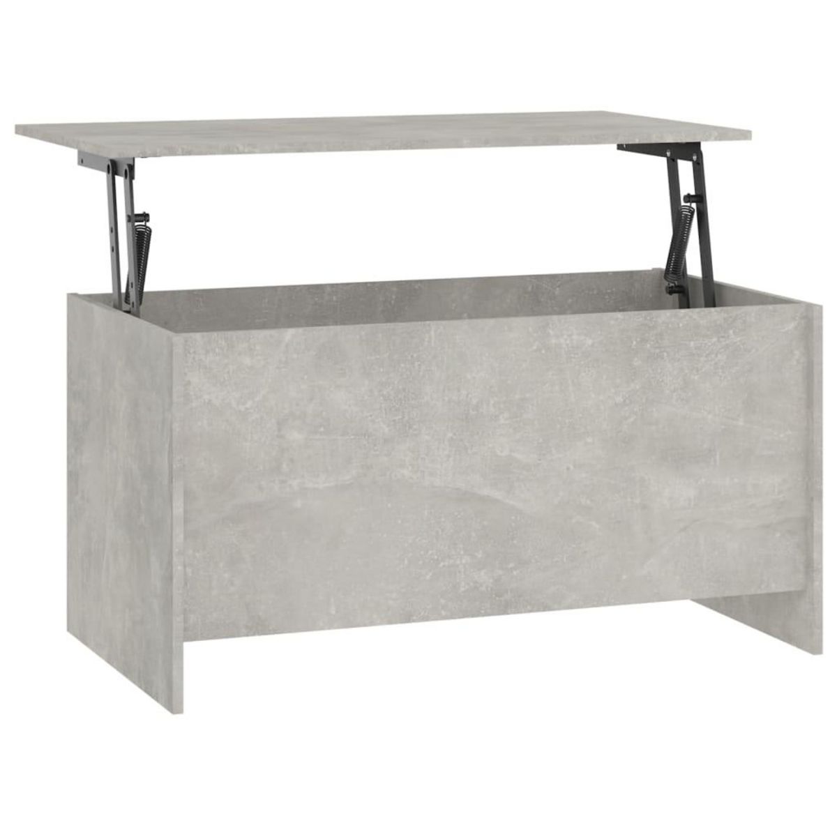 VIDAXL Table basse gris beton 102x55,5x52,5 cm bois d'ingenierie