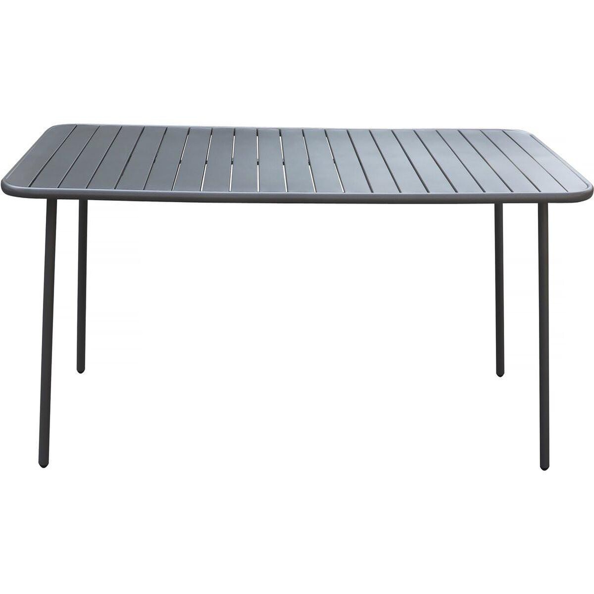 Voir la diapositive 4 : Habitat et Jardin Table jardin en métal  bilbao  - 180 x 90 x 71 cm - gris