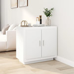 VIDAXL Buffet Blanc 80x40x75 cm Bois d'ingenierie