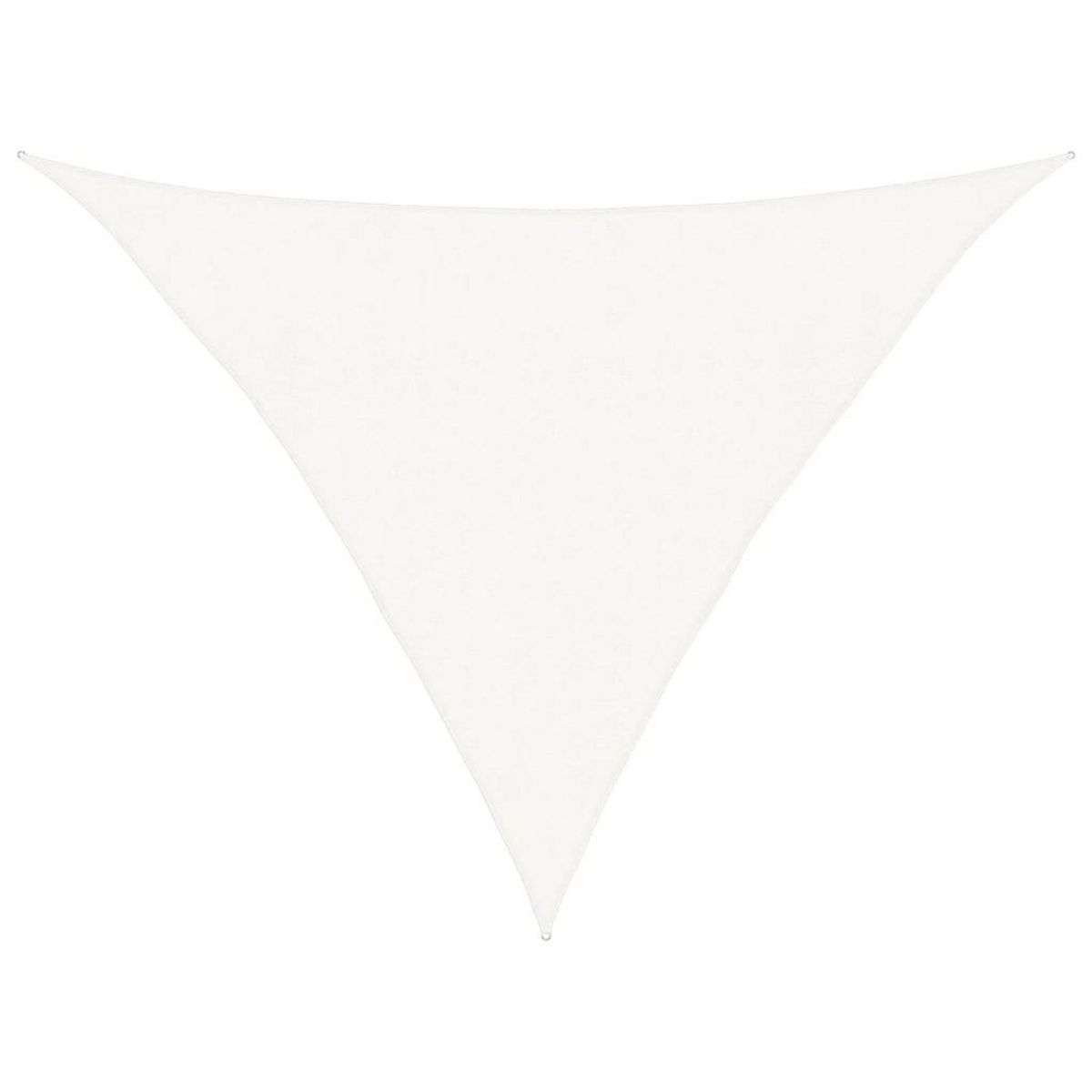 VIDAXL Voile d'ombrage 160 g/m^2 Blanc 4x4x5,8 m PEHD