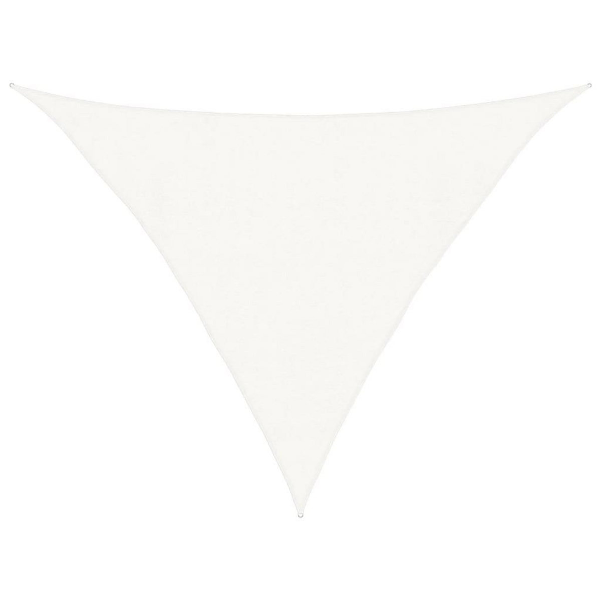 VIDAXL Voile d'ombrage 160 g/m^2 Blanc 4x4x5,8 m PEHD