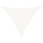 Voir la diapositive 2 : VIDAXL Voile d'ombrage 160 g/m^2 Blanc 4x4x5,8 m PEHD