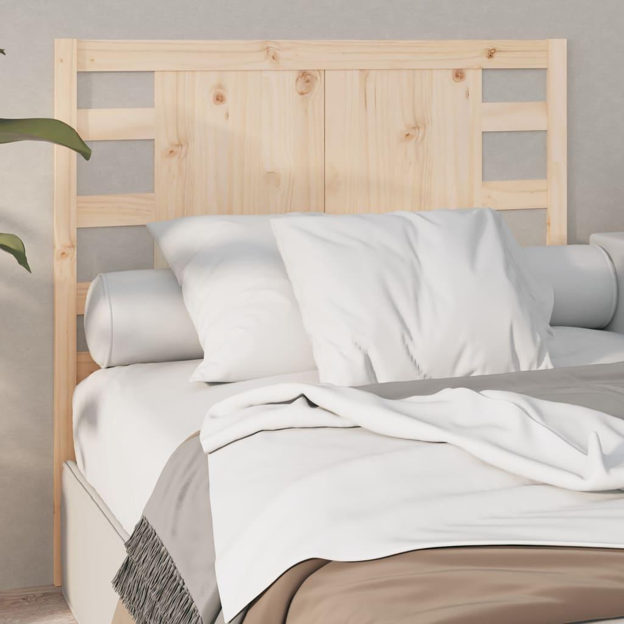 Voir la diapositive 4 : VIDAXL Tete de lit 96x4x100 cm Bois massif de pin