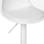 Voir la diapositive 2 :  Lot de 2 Chaises de Bar Design  Aiko  103cm Blanc