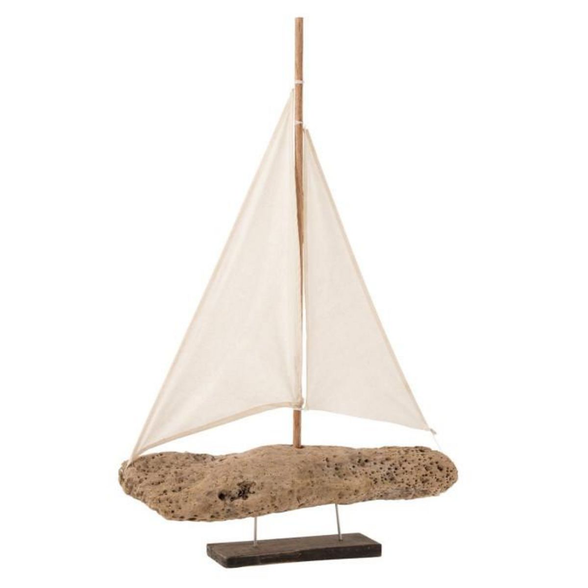 Paris Prix Voilier Déco  Bois Flotté  62cm Naturel