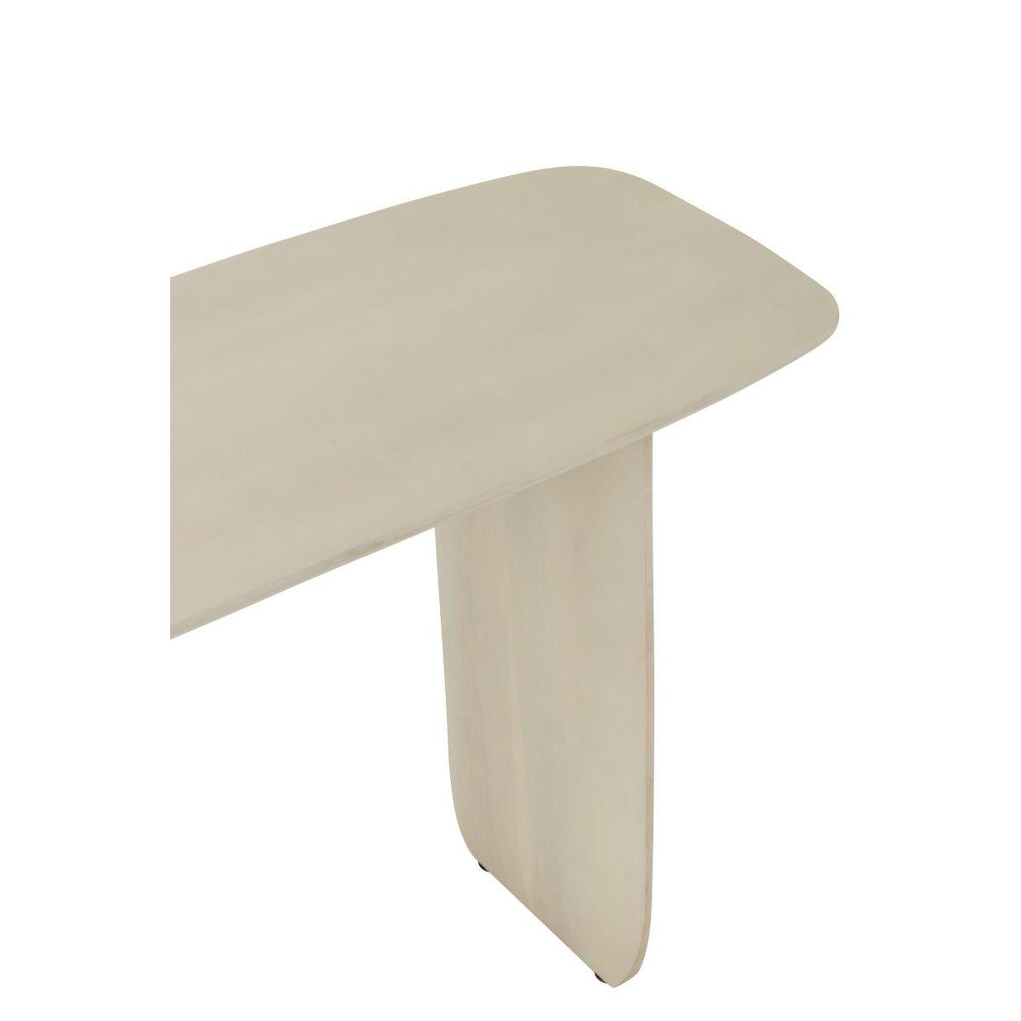 Voir la diapositive 5 : J-LINE Console en bois  william  130cm blanc