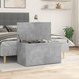Voir la diapositive 3 : VIDAXL Coffre de rangement Gris beton 84x42x46 cm Bois d'ingenierie